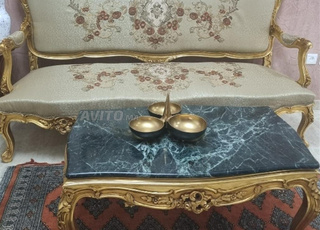 Salon 3 fauteuils Louis IV