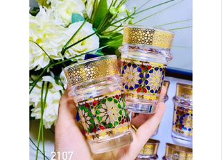 12 Verres De The en Cristal Style Zellige Fassi  