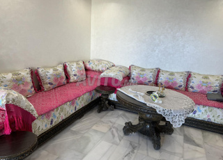 Salon marocain à vendre  bois matelas tissu