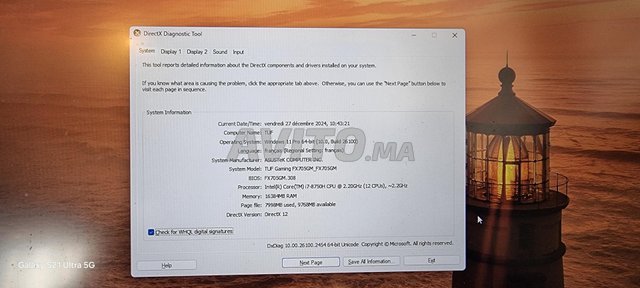 PC Assus TUF Gaming