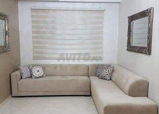 canapé d'angle beige