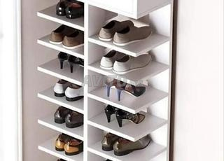 meuble à chaussures blanc