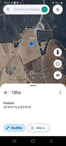 13ha titre foncier sur la route de sidi bettache 