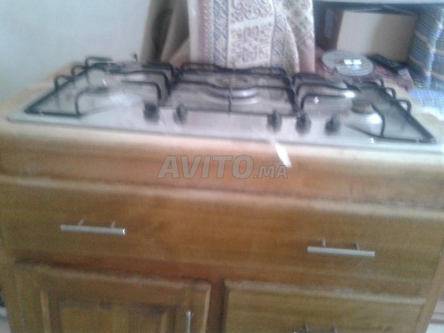 Cuisinière  Franklin 5 F encns meuble en bois