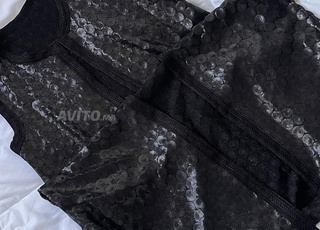 kimono noir tout neuf à vendre/ كيمونو للبيع