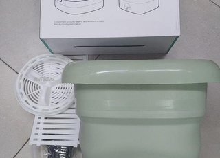 🤩Soold Mini machine à laver pliable avec essorage