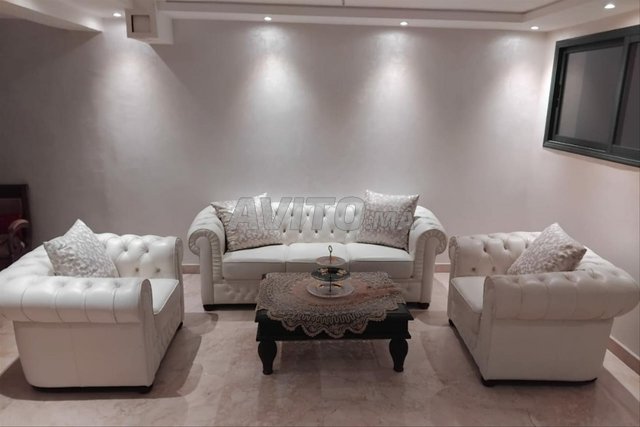 salon chesterfield vrai cuir neuf