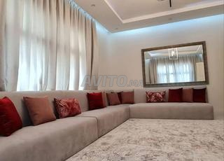 canapé d'angle beige