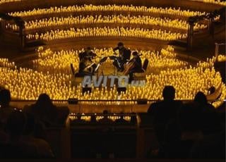 2 billets candle light coldplay 23 janvier 