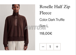 VARLEY Pull Polaire à demi-zip Roselle