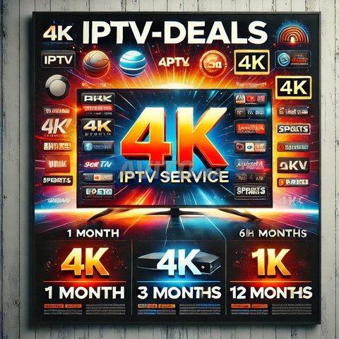 IPTV 4K Subscription –12 Month🌍