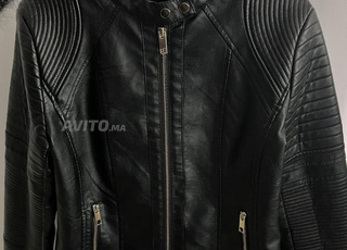 jacket cuir bnaaat taille s ou m