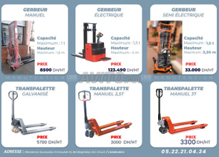 matériel manutention