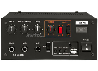 Ahuja Amplificateur de Mixage portable PA-400DS