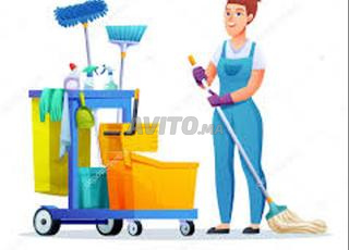 FEMME DE MENAGE NOUNOU ET GARDIEN