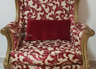 5 Fauteuils LOUIS 14 Sept places 