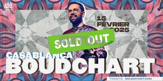 Tickets BOUDCHART / Casablanca du 15/02/2025