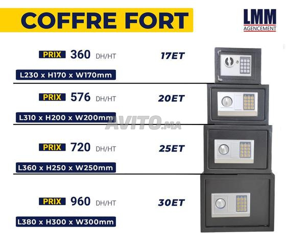 coffre fort خزائن حديدية لحفظ الأموال والممتلكات