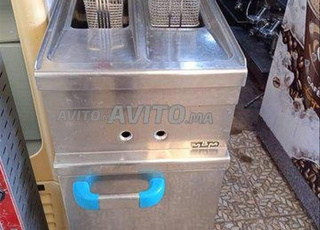 friteuse double sur placard gaz 