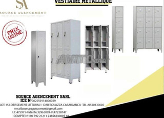 les casiers métalliques