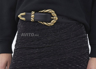 KURE CEINTURE EN CUIR OR Haut De Gamme