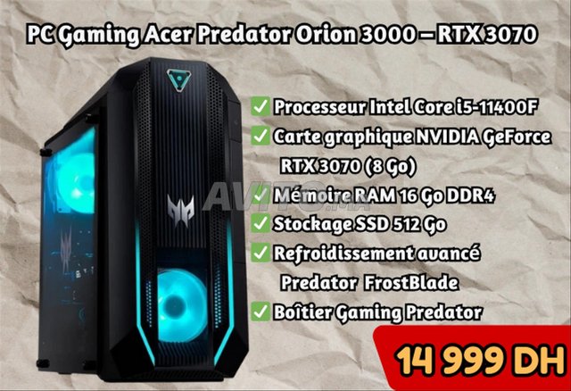  PC Gaming Acer Predator Orion 3000 – RTX 3070