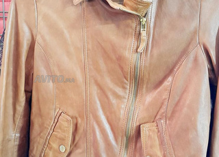 perfecto cuir camel Massimo Dutti 