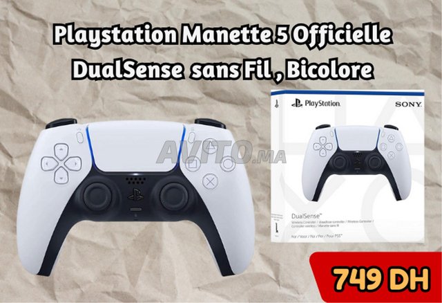 Manette Officielle PS5 DualSense – Bicolore