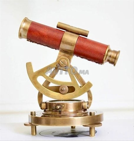 Télescope rétro en laiton -boussole 
