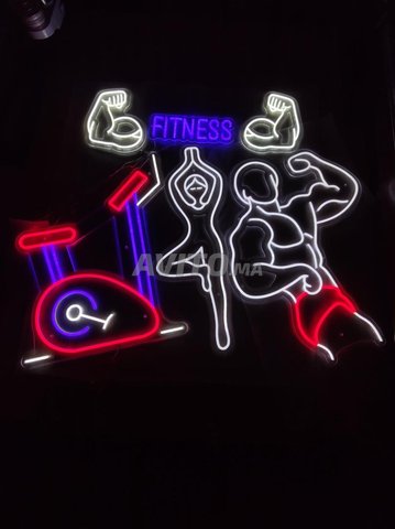 Néon personnalisé fitness 