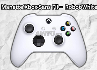 Manette Xbox Sans Fil – Robot White