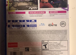 UFC 4 EA SPORTS - CD PS4