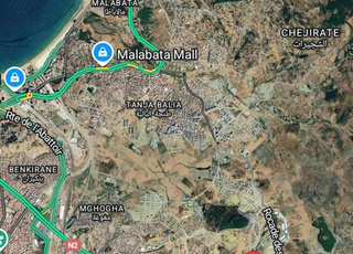 Terrain 2 façade R/2 lotis sahraoui jalili mghogha 