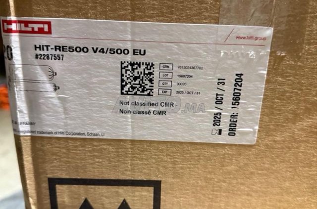 RÉSINE ÉPOXY HIT-RE 500 V4