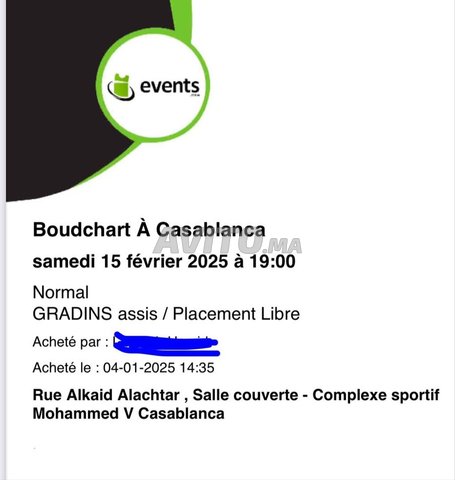  Billet Boudchard event 12\02\2025