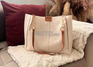 sac fourre-tout beige neuf