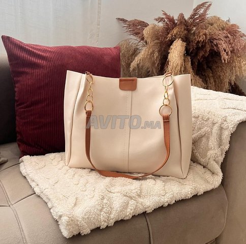 sac fourre-tout beige neuf