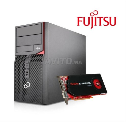 Pc Fujitsu P556 I7-6TH - Avec GPU V5800 GDDR5