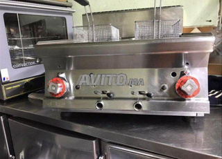 friteuse posable double gaz 