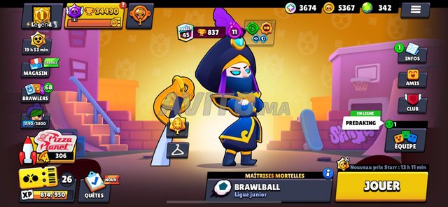 Vente compte Brawl stars ultra rare