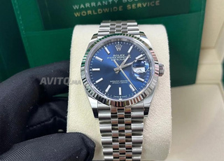 Rolex datejust blue 