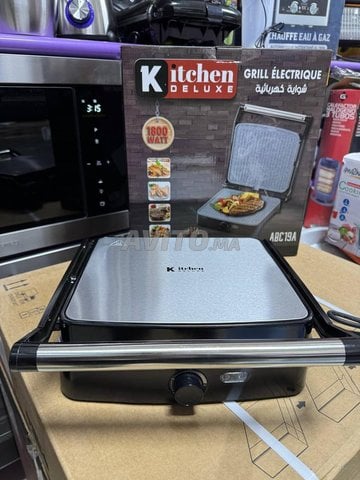  Presse panini grill INOX adhésif 2000W econimique