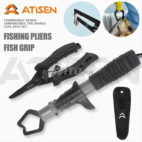 2pcs Stainless Steel Fishing Tool Set with Pliers