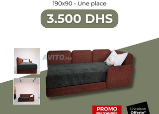 Tête de Lit CREAJIT avec Matelas 190*90