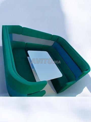 Alcôve 4 Places BENE Bleu/Vert Diner Américain