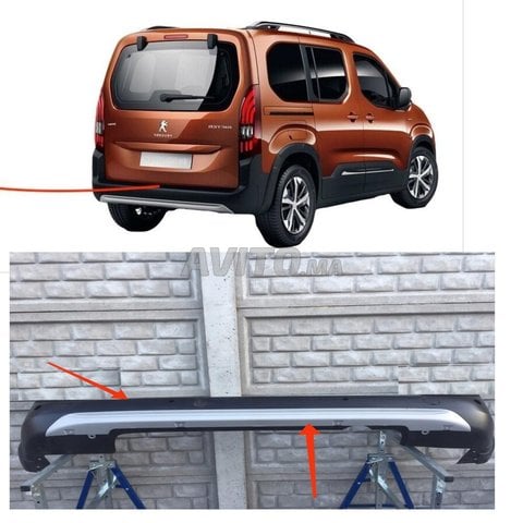 pare choc arriere peugeot rifter