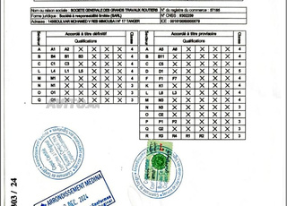 إعلان عن بيع شركة  بطنجة