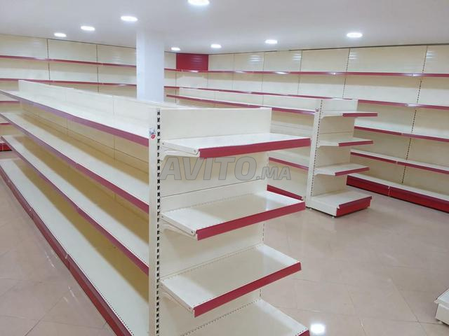 Rayonnage Supermarché gondole supérette - 2