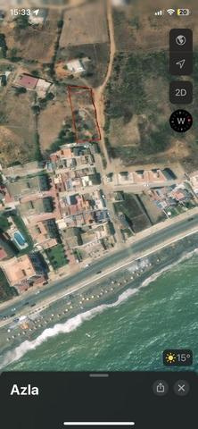 قطعة ارضية للبيع في شاطئ ازلا قريبة من البحر 