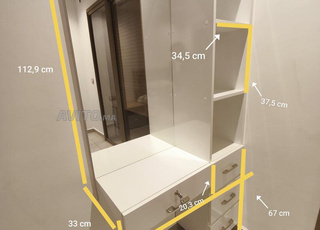 Coiffeuse Mirroir Neuve